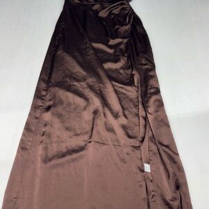 Show Me Your MuMu Jodie Satin Dress Size L NWOT